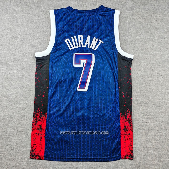 Camiseta USA 2024 Kevin Durant #7 Azul1